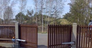 Купить распашные ворота из штакетника Лабинск, цена от 2707 руб.